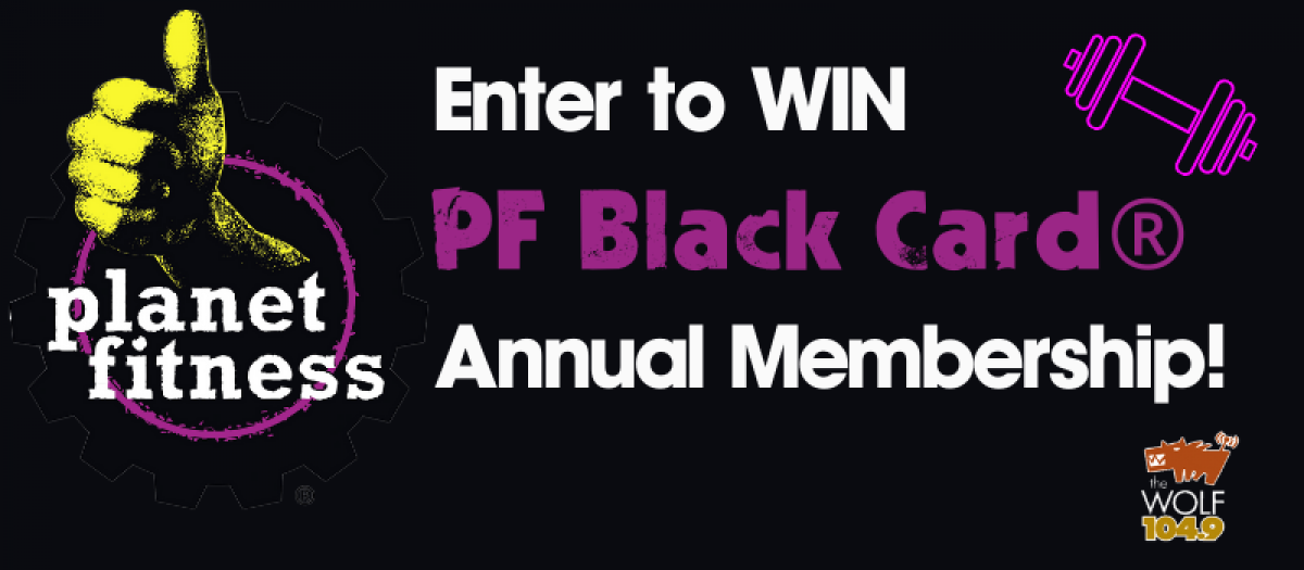 Enter to WIN PF Black Card® Annual Membership 104.9 The